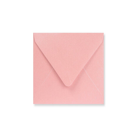 Metallic roze 14 x 14 achterkant