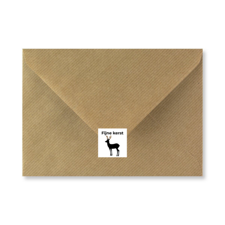 Sluitzegel rendier silhouette