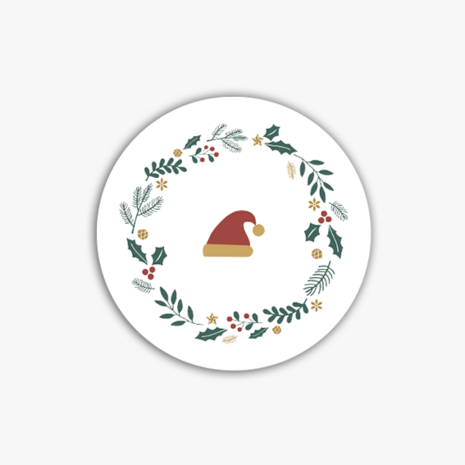 Sluitzegel met kerstboom