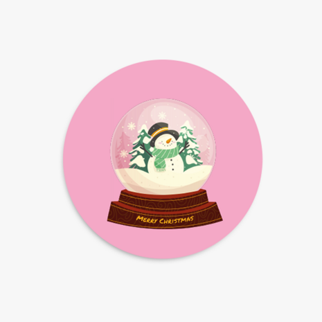 Sluitzegel met sneeuwbol