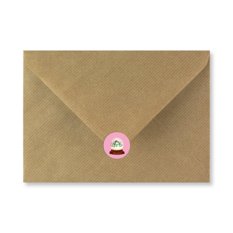 Sluitzegel met sneeuwbol