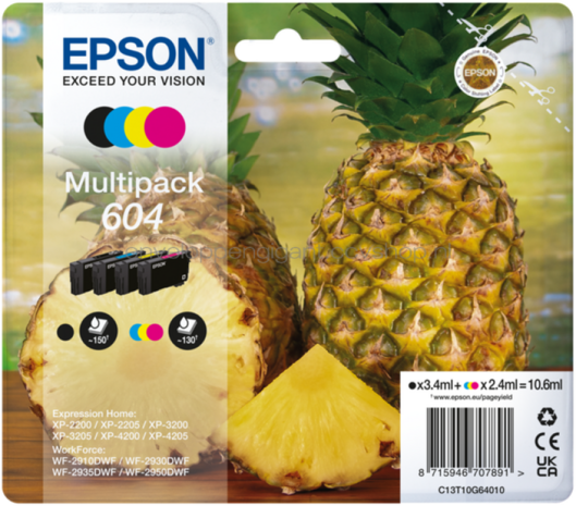 Epson 604 Multipack zwart en kleur