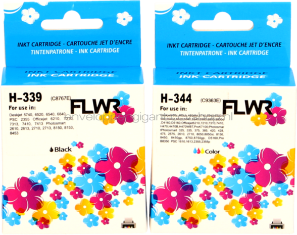FLWR HP 339/344 2-pack - Optie 73