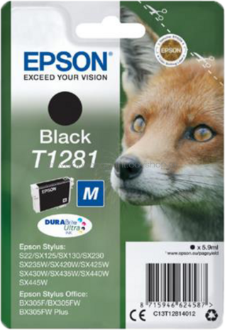 Epson T1281 zwart