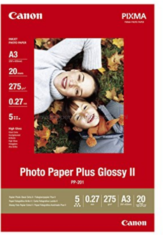 Canon PP-201 Fotopapier Plus Glans | A3 | 260 gr/m&sup2; 20 stuks