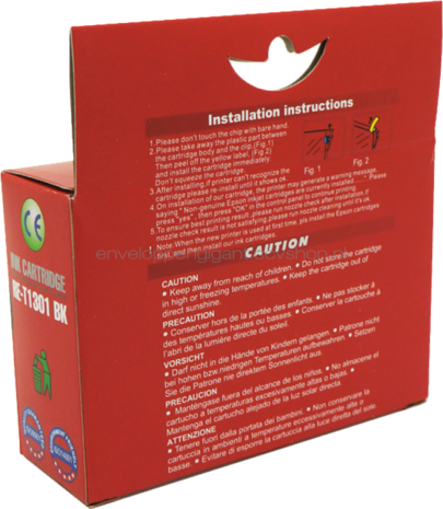 Huismerk Epson T1301 zwart