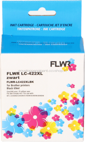 FLWR Brother LC-422XL zwart