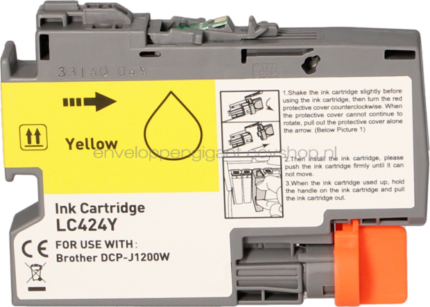 FLWR Brother LC-424 geel