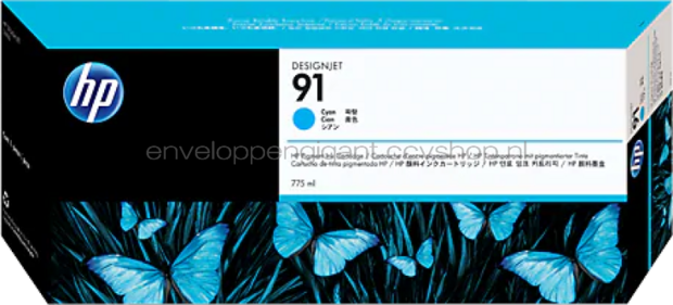 HP 91 cyaan