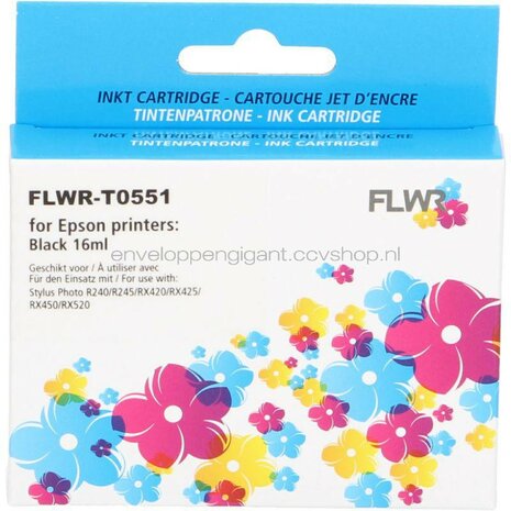FLWR Epson T0556 Multipack zwart en kleur