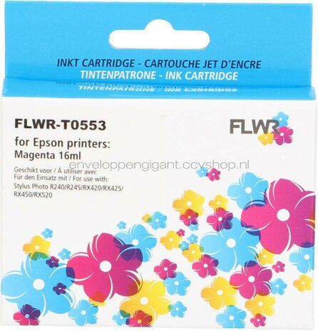 FLWR Epson T0556 Multipack zwart en kleur