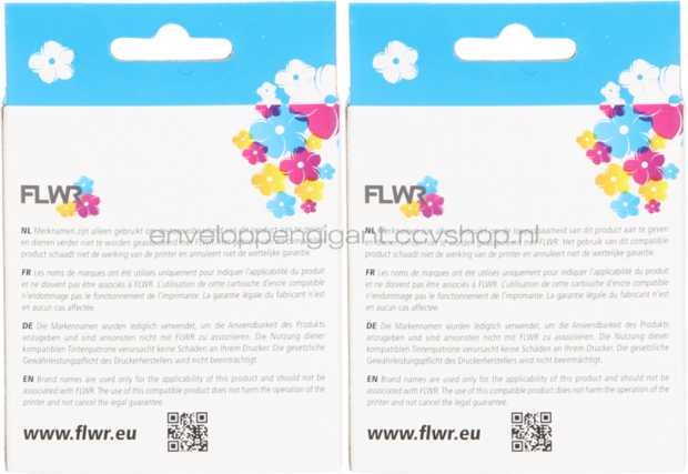 FLWR Brother LC-223BK 2-pack zwart