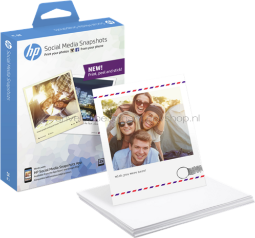 HP Snapshot Fotopapier 10x13 Halfglanzend |  | 265 gr/m&sup2; 25 stuks