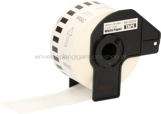 FLWR Brother DK-22225  x 38 mm 30.48 M wit