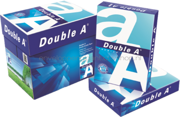 Double A Premium A4 Papier 5 pakken (80 grams) wit