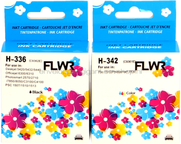 FLWR HP 336/342 2-pack - Optie 74