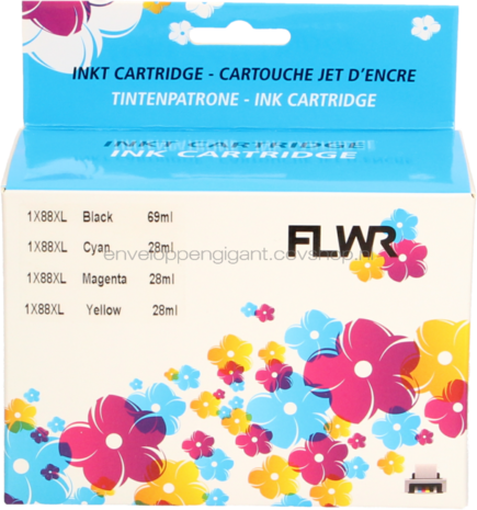FLWR HP 88XL 4-pack - Optie 82
