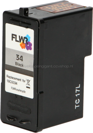 FLWR Lexmark 34XL zwart