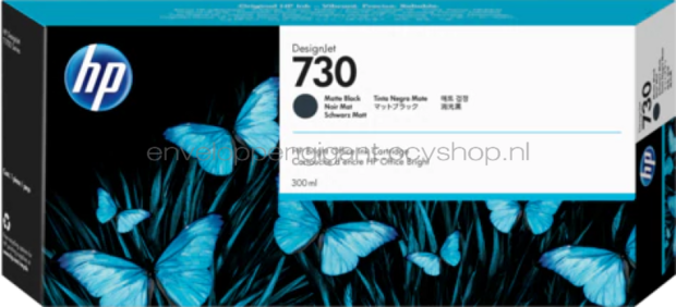 HP 730 Dubblepack mat zwart