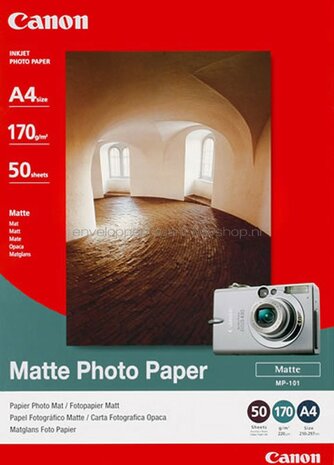 Canon MP-101 Fotopapier Matglans | A4 | 170 gr/m&sup2; 50 vellen