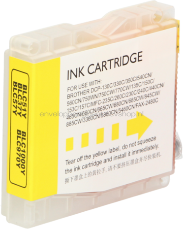 FLWR Brother LC-970 - LC-1000 Multipack zwart en kleur