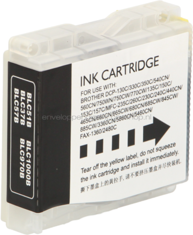 FLWR Brother LC-970 - LC-1000 Multipack zwart en kleur