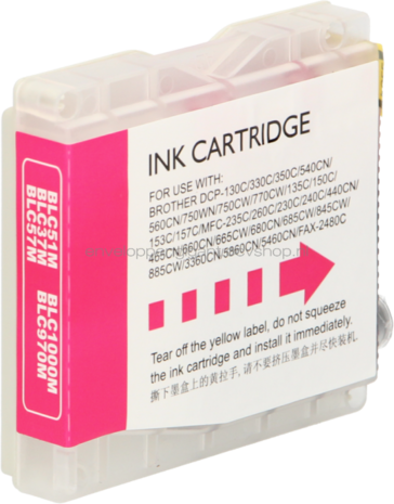 FLWR Brother LC-970 - LC-1000 Multipack zwart en kleur