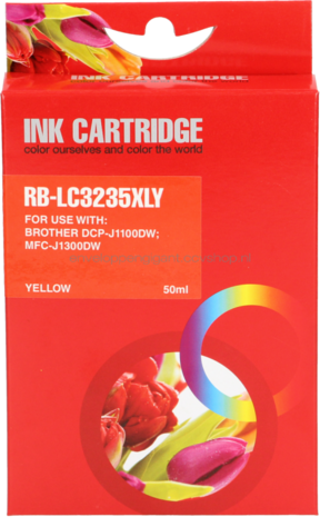 Huismerk Brother LC-3235Y geel