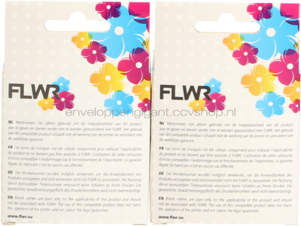 FLWR HP 302XL Multipack zwart en kleur