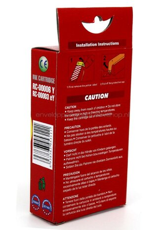 Huismerk Canon BCI-6Y geel