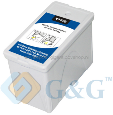 Huismerk Epson T0511 zwart