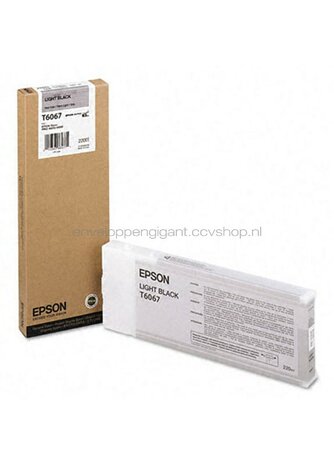 Epson T6067 licht zwart