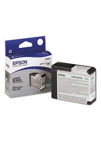 Epson T5807 licht zwart