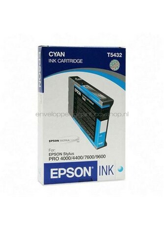 Epson T5432 cyaan