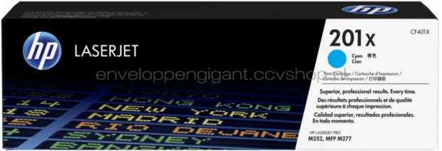 HP 201X cyaan