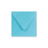 Metallic blauwe enveloppen 15,5x15,5 cm