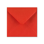 Rode enveloppen 15,5x15,5 cm