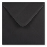 Zwarte enveloppen 15,5x15,5 cm