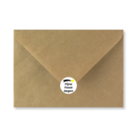 Sluitzegel fijne feestdagen vallende ster