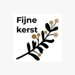 Sluitzegel fijne kerst met kersttakje