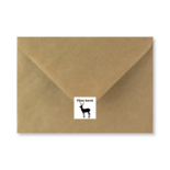 Sluitzegel rendier silhouette