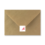 Sluitzegel met rendier en sterretjes