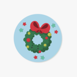Sluitzegel met kerstkransje