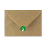 Sluitzegel met sneeuwpop