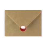 Sluitzegel met kerstman en rendieren