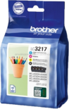 Brother LC-3217 Multipack zwart en kleur
