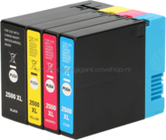 FLWR Canon PGI-2500XL Multipack zwart en kleur