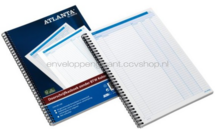 Atlanta doorschrijfkasboek A4 50 vel zonder BTW-veld