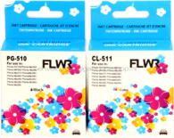 FLWR Canon PG-510/CL-511 Multipack zwart en kleur