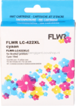 FLWR Brother LC-422XL cyaan